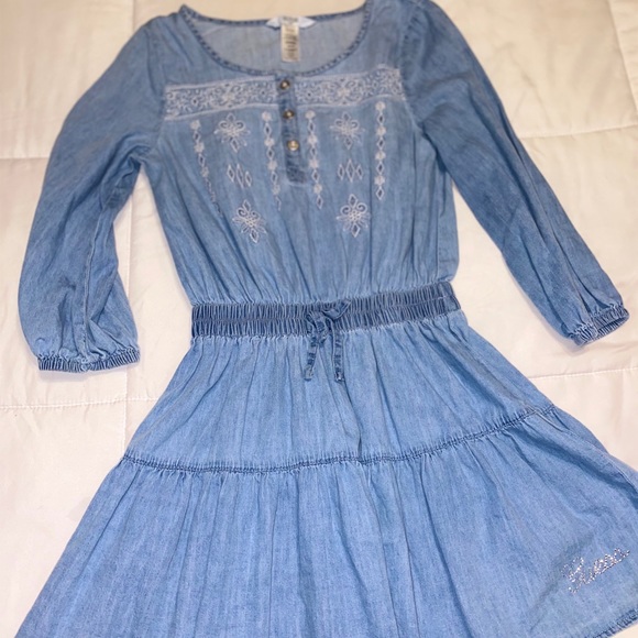 kids denim dresses